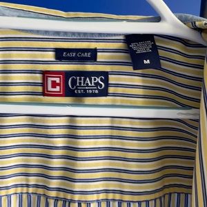 Mens MEDIUM Chaps ss 60/40cotton poly